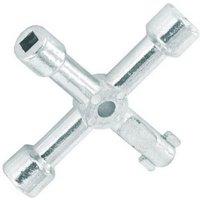 Securit Four Way Utility Key in Silver