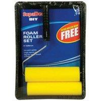SupaDec Foam Paint Roller Set in Yellow
