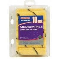SupaDec Tiger Woven Mini Paint Roller Sleeve (Pack of 10) in Yellow