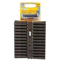 PLASPLUGS Supergrip Fixings (Pack of 100) in Brown