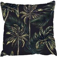 Benjamin Tate Design Palm trees, jungle leaves (Outdoor Cushion)