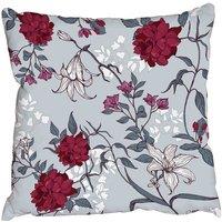 Benjamin Tate Design Roses & lilies with leaves (Outdoor Cushion)