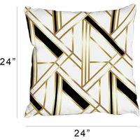 Benjamin Tate Design Cushions - Golden Art Deco (Cushion)