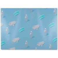 Benjamin Tate Design Clean Hygiene Glass Chopping Board in Natural
