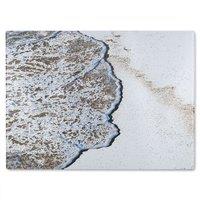 Benjamin Tate Design Beach Tide Glass Chopping Board in Natural