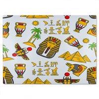 Benjamin Tate Design Egypt Glass Chopping Board in Natural