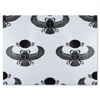 Benjamin Tate Design Scarab Silhouette Glass Chopping Board in Natural
