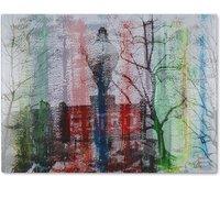 Benjamin Tate Design Metro Glass Chopping Board in Natural