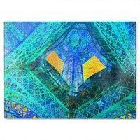 Benjamin Tate Design Looking Up Glass Chopping Board in Natural