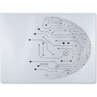 Benjamin Tate Design Circuit Technology Glass Chopping Board in Natural