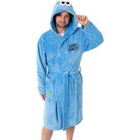 Sesame Street Hooded Bathrobe | Blue | Official Merch | Size: Small