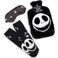 Disney Hot Water Bottle With Eye Mask & Socks | Unisex Black