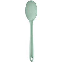 Orsina Sage Green Silicone Spoon, Non-Stick Safe Serving Utensil, Heat Resistant Kitchen Spoon, Food Preparation Spoon