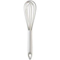 Orsina Sage Green Silicone Whisk, Coated Wire Whisk With Grip, Non-Scratch Culinary Beater, Ideal For Baking, & Sauces in Grey