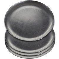 Orsina Paxton Set of Four 33cm Dia Silver Coupe Charger Plate