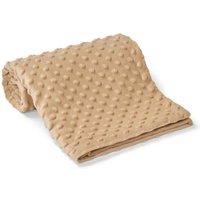 Brand Lab Minky Embossed Blanket in Camel
