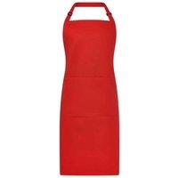 Brand Lab Bibbed Apron in Red