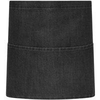 Brand Lab Denim Short Apron in Dark Grey