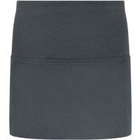 Brand Lab Short Apron in Charcoal