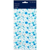Simon Elvin Printed Tissue Paper (Pack of 12) in Blue