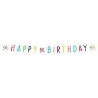Amscan Letter 50th Birthday Banner