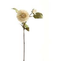 Hill Interiors Dahlia Artificial Flower in White