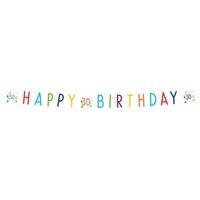 Amscan Confetti 30th Birthday Banner
