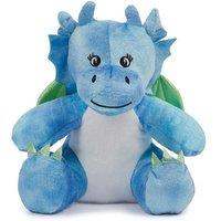 Mumbles Printme Mini Dragon Plush Toy in Blue | Size: Medium
