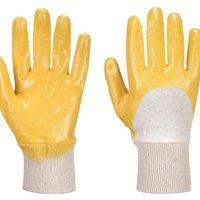 Portwest A330 Lightweight Nitrile Safety Gloves in Yellow | Size: Small