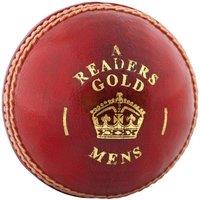 Readers Gold A Leather Cricket Ball in Red