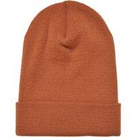 Yupoong Flexfit Heavyweight Long Beanie Winter Hat in Pink