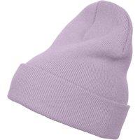 Yupoong Flexfit Heavyweight Long Beanie Winter Hat in Lilac