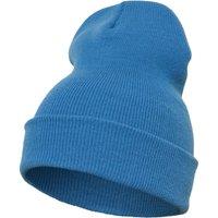 Yupoong Flexfit Heavyweight Long Beanie Winter Hat in Blue