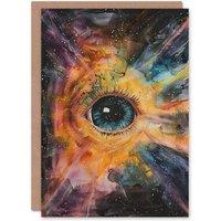 Artery8 Greeting Card The Eye of God Universe Starscape Concept Art Birthday