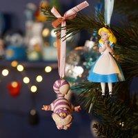 Disney Alice & Cheshire Cat Set of 2 Hanging Decorations