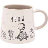 Disney Cats & Dogs Mug - Meow in White