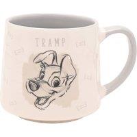 Disney Cats & Dogs Mug - Lady & The Tramp in White