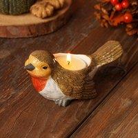 Country Living Autumn Harvest Robin Tea Light Holder