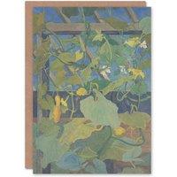 Artery8 Theo van Hoytema Art Card Greenhouse Ornamental Gourds in Green
