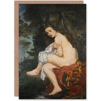 Artery8 Edouard Manet Art Card The Surprised Nymph Portrait