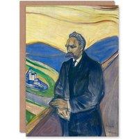 Artery8 Edvard Munch Art Card Friedrich Nietzsche Portrait