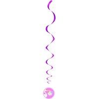 Unique Party Stork Shower Hanging Dration (Pack of 3) in Purple