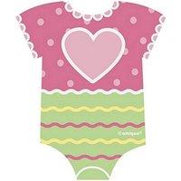 Unique Party Paper Polka Dot Shower Dration (Pack of 24) in Pink