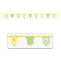 Unique Party Paper Polka Dot Shower Garland in Light Green