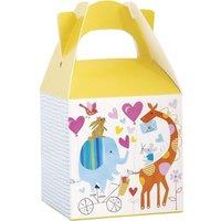 Unique Party Zoo Shower Treat Box (Pack of 8)