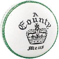 Readers County Crown Leather Cricket Ball in White