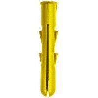 Securfix Wall Plugs (Pack of 100) in Yellow
