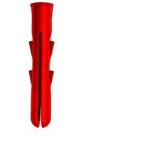 Securfix Wall Plugs (Pack of 100) in Red