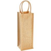 Westford Mill Shimmer Bottle Bag in Natural