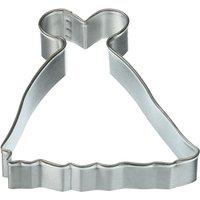 Anniversary House Princess Gown Cookie Cutter in Silver